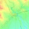 Mapa topográfico Talegaon Dhamdhere, altitud, relieve