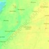 Mapa topográfico Młodojewo-Parcele, altitud, relieve