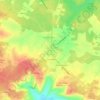 Mapa topográfico Touvent, altitud, relieve