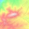 Mapa topográfico Lagoaça, altitud, relieve