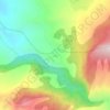 Mapa topográfico الارز, altitud, relieve