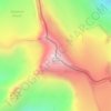Mapa topográfico Mount Balfour, altitud, relieve