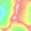 Mapa topográfico 日达曼垭口, altitud, relieve
