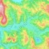 Mapa topográfico La Vitarelle, altitud, relieve