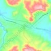 Mapa topográfico Los Quemados, altitud, relieve