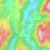 Mapa topográfico Sur le Saix, altitud, relieve