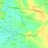 Mapa topográfico Pangkur, altitud, relieve