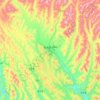 Mapa topográfico Sêrtar, altitud, relieve