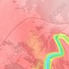 Mapa topográfico Ivoševci, altitud, relieve