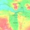 Mapa topográfico 呼伦贝尔市, altitud, relieve
