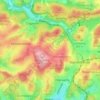 Mapa topográfico Vorderscharde, altitud, relieve