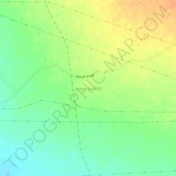 Mapa topográfico Lakhpat (Bachau), altitud, relieve