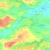 Mapa topográfico Le Breil Monbusson, altitud, relieve