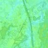 Mapa topográfico Effen, altitud, relieve