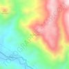 Mapa topográfico Bilalang Iv, altitud, relieve