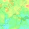 Mapa topográfico Wąwelno, altitud, relieve