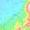 Mapa topográfico El Vigía, altitud, relieve