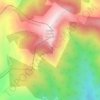 Mapa topográfico Aures Mountains, altitud, relieve