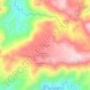 Mapa topográfico Danasan, altitud, relieve