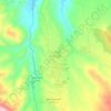 Mapa topográfico Kourouna كرونة, altitud, relieve