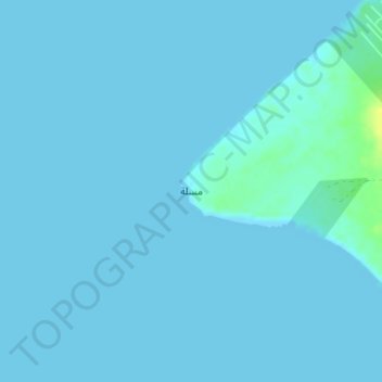 Mapa topográfico Misalla, altitud, relieve