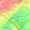 Mapa topográfico Ludelange, altitud, relieve