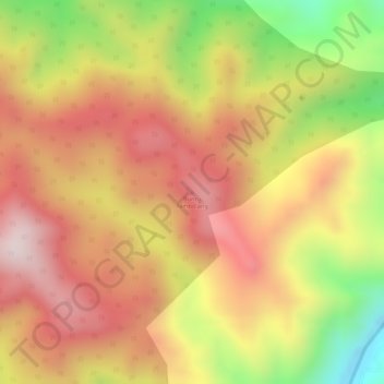 Mapa topográfico Buntu Tambolang, altitud, relieve