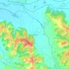 Mapa topográfico Podgrađe, altitud, relieve