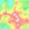 Mapa topográfico Sunlight Peak, altitud, relieve