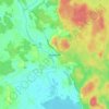 Mapa topográfico Metsäkylä, altitud, relieve