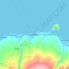Mapa topográfico Balingoan, altitud, relieve