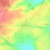 Mapa topográfico Gatterstädt, altitud, relieve
