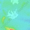 Mapa topográfico Karem, altitud, relieve