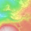 Mapa topográfico Spert, altitud, relieve