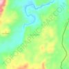 Mapa topográfico Batu Putih, altitud, relieve