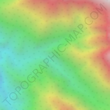 Mapa topográfico Owen Stanley Range, altitud, relieve