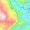 Mapa topográfico La Garrucha, altitud, relieve