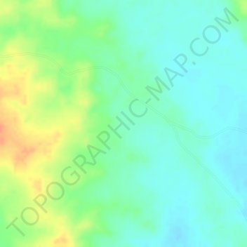 Mapa topográfico Itagui, altitud, relieve