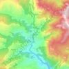 Mapa topográfico Gairsain, altitud, relieve