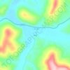 Mapa topográfico Osage, altitud, relieve