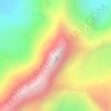 Mapa topográfico N8, altitud, relieve