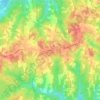 Mapa topográfico Keeling, altitud, relieve