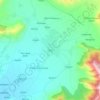 Mapa topográfico Tral, altitud, relieve