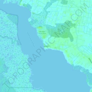Mapa topográfico Munden, altitud, relieve