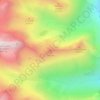 Mapa topográfico Saß, altitud, relieve