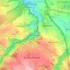 Mapa topográfico Weesenstein, altitud, relieve