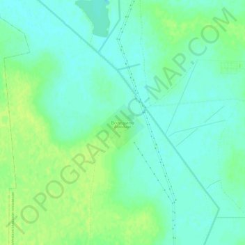 Mapa topográfico Volodyne, altitud, relieve