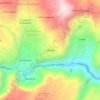 Mapa topográfico Chillipata, altitud, relieve