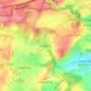 Mapa topográfico Himeling, altitud, relieve