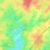 Mapa topográfico Le Mas, altitud, relieve